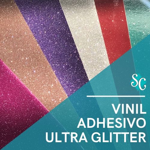 Vinil Adhesivo Permanente Ultra Glitter