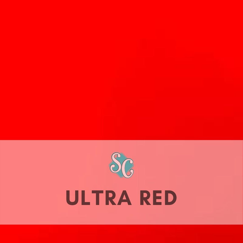 Ultra Red / Pie Cuadrado (12"x12")