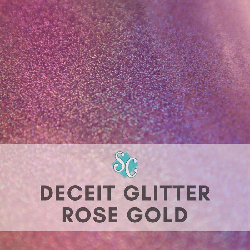 Rose Gold (Deceit Glitter) / Pie Cuadrado (12"x12")