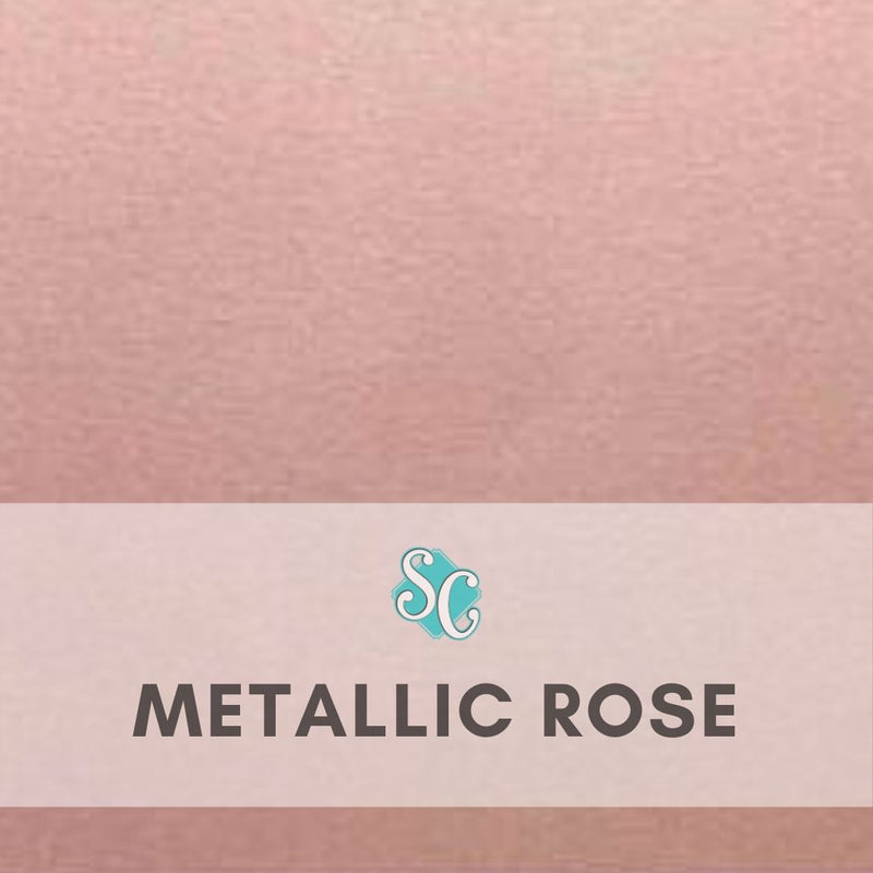 Metallic Rose / Yarda (12"x36")