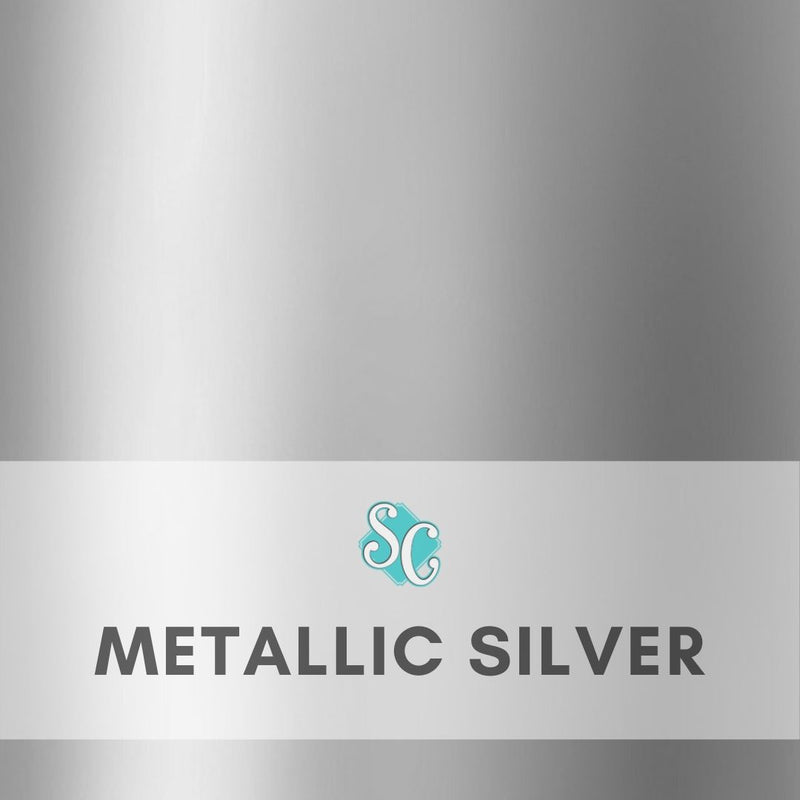 Metallic Silver / Yarda (12"x36")