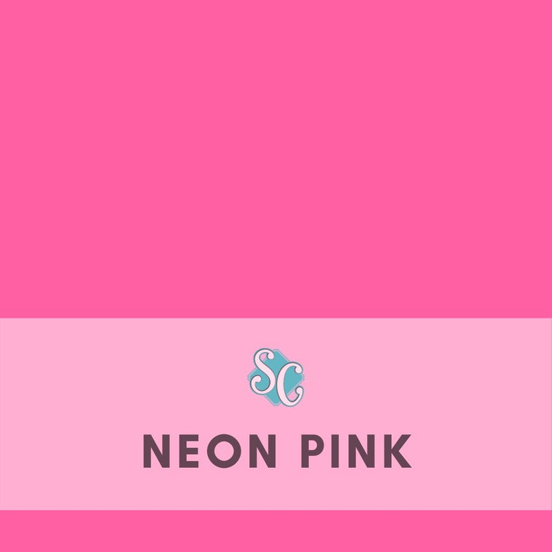 Neon Pink / Yarda (12"x36")
