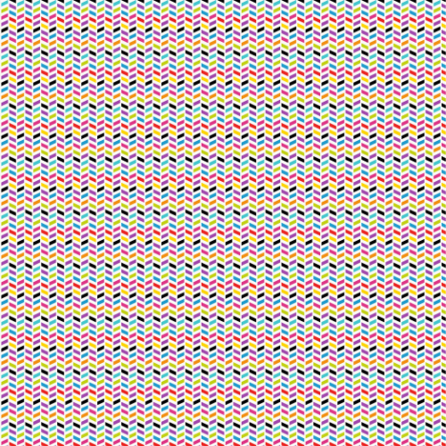 Colorful Stripes / Pie Cuadrado (12"x12")