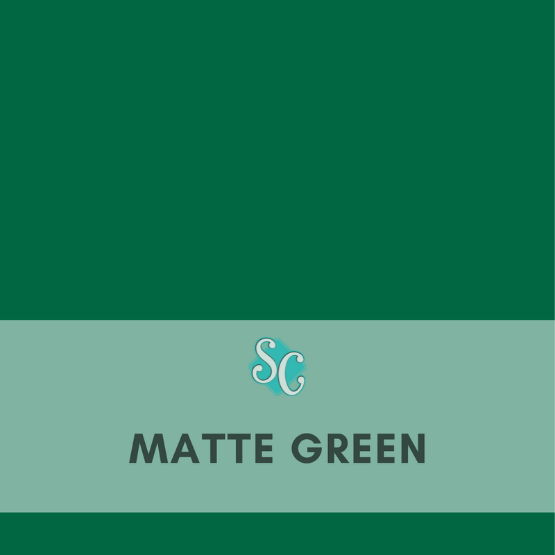 Matte Green / Yarda (12"x36")