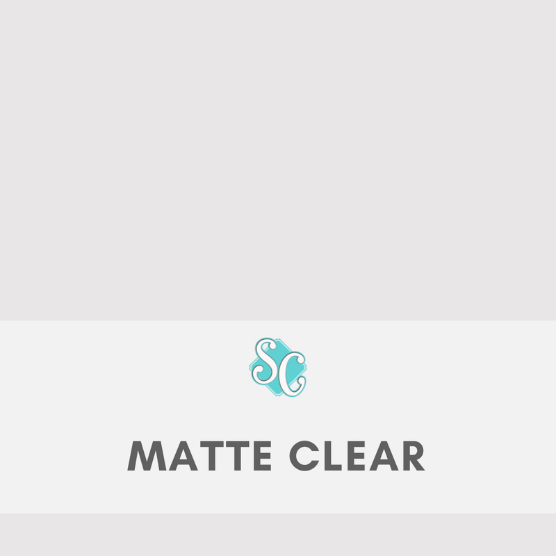 Matte Clear / Pie Cuadrado (12"x12")