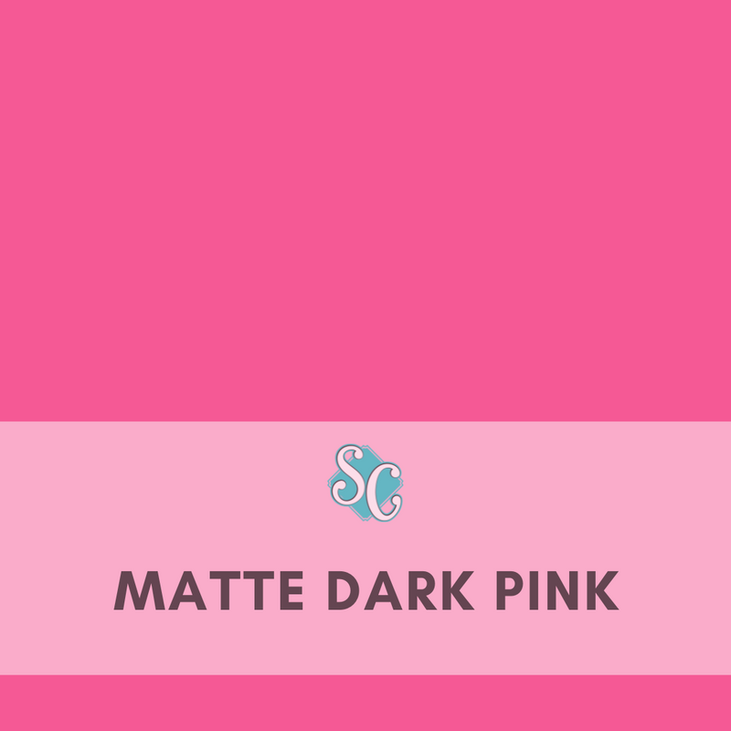 Matte Dark Pink / Yarda (12"x36")