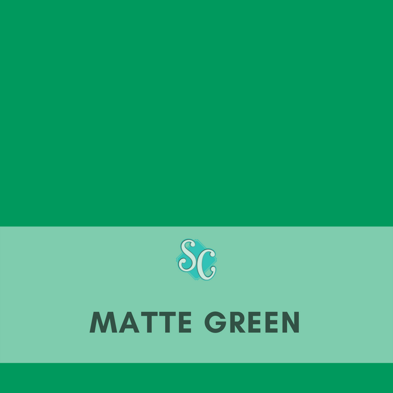 Matte Green / Pie Cuadrado (12"x12")