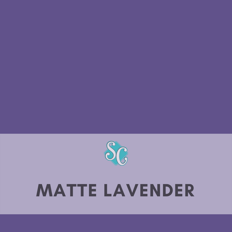 Matte Lavender / Pie Cuadrado (12"x12")