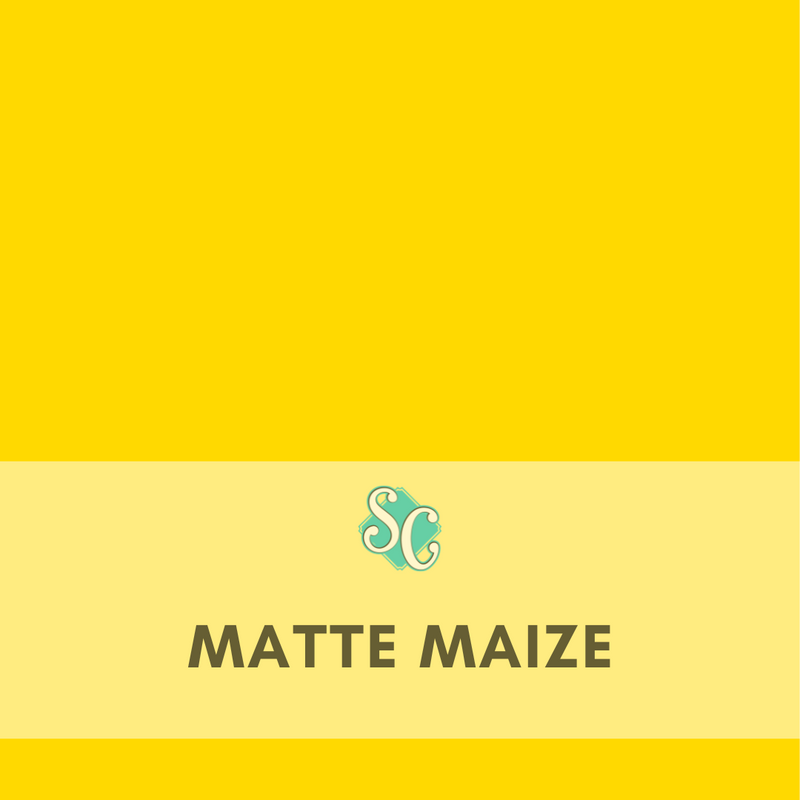 Matte Maize / Yarda (12"x36")