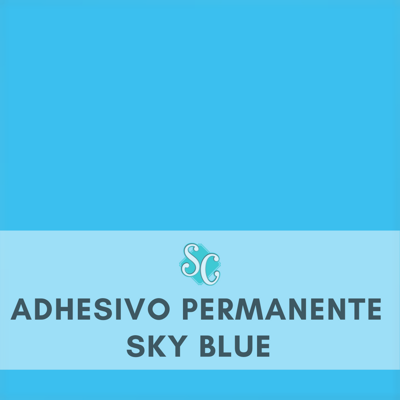 Sky Blue / Pie Cuadrado (12"x12")