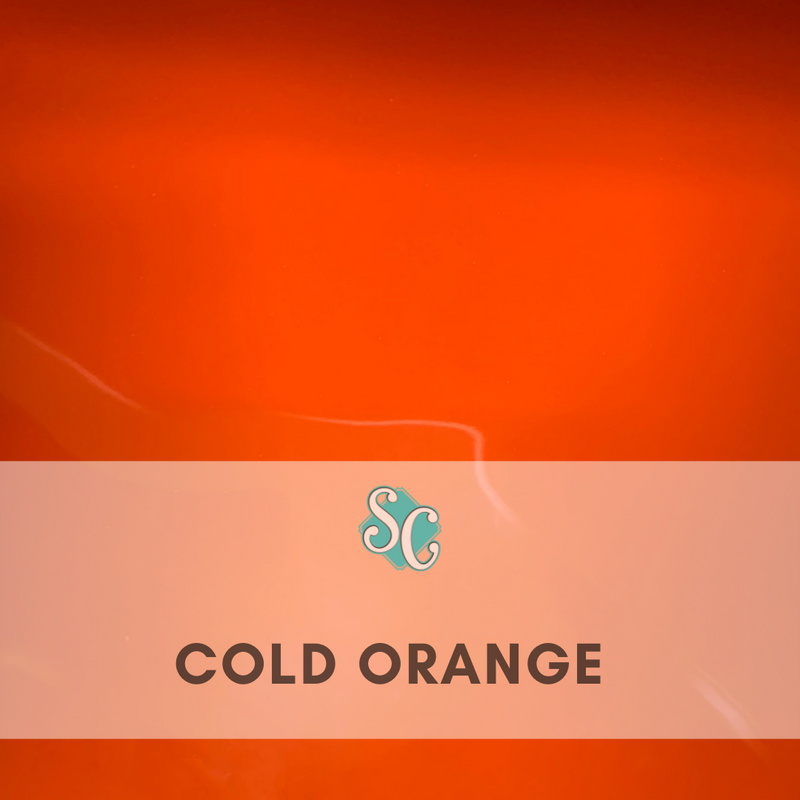 Cold Orange (Pie Cuadrado 12"x12")