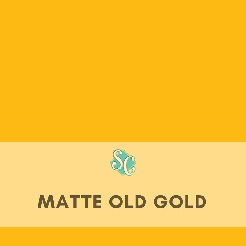 Matte Old Gold / Pie Cuadrado (12"x12")