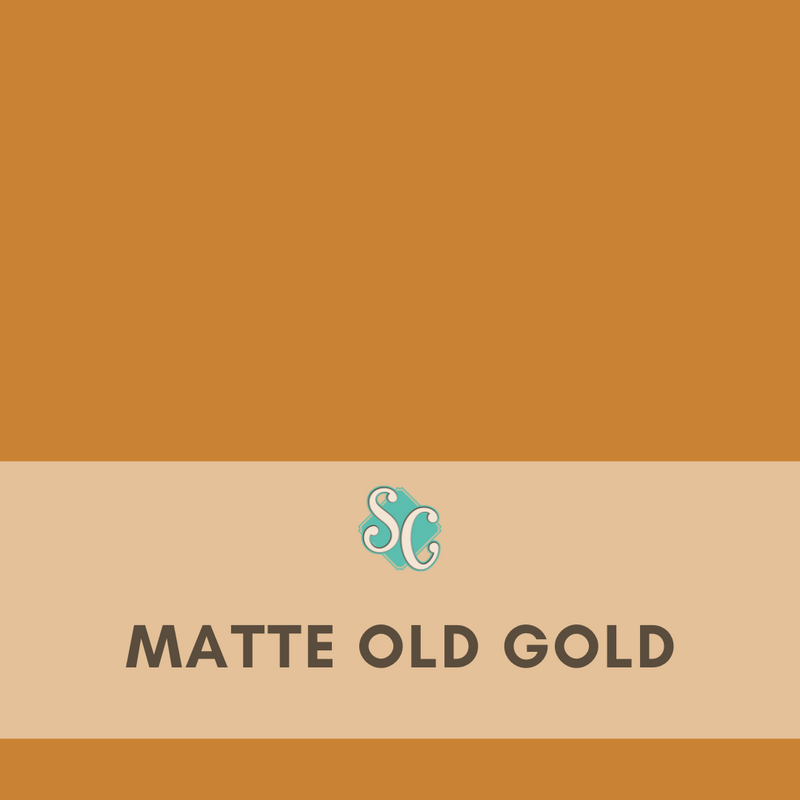 Matte Old Gold / Yarda (12"x36")