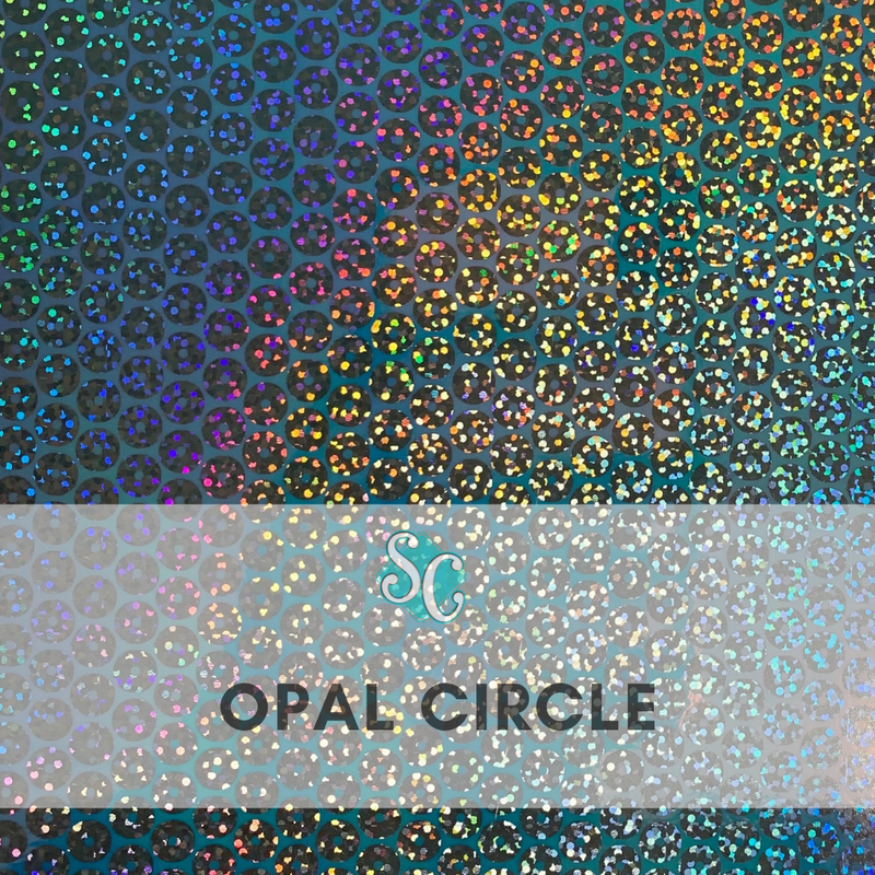 Opal Circle / Pie Cuadrado (12"x12")