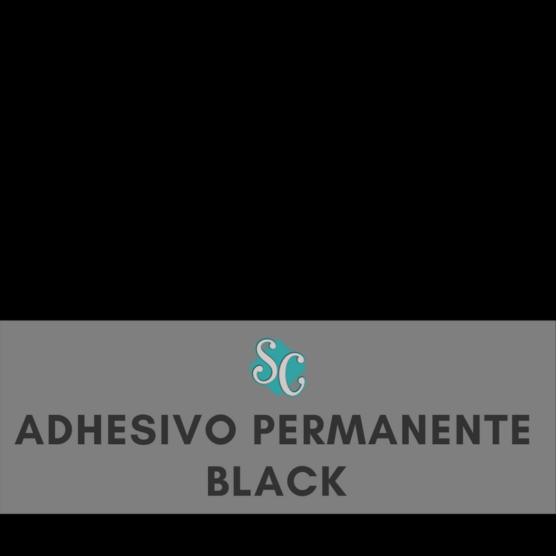 Black / Pie Cuadrado (12"x12")