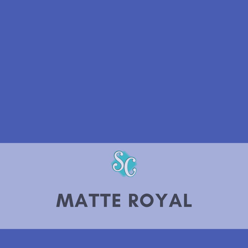 Matte Royal / Yarda (12"x36")