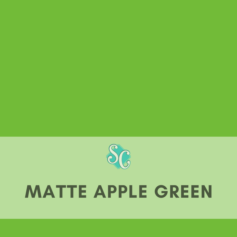 Matte Apple Green / Yarda (12"x36")