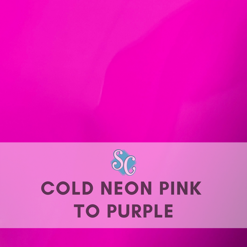 Cold Neon Pink to Purple (Pie Cuadrado 12"x12")