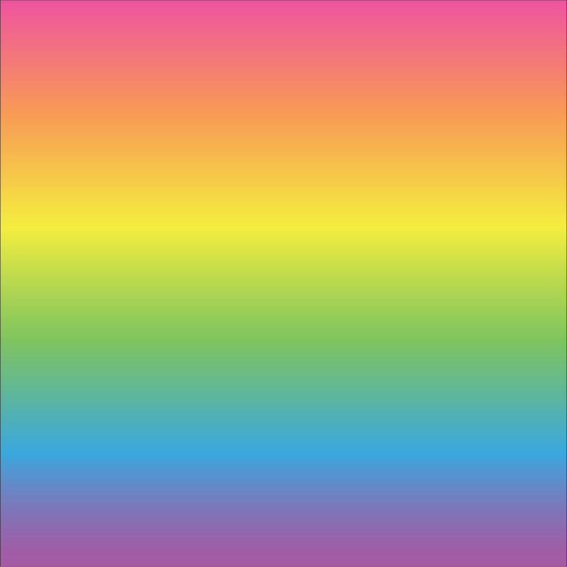 Rainbow / Pie Cuadrado (12"x12")