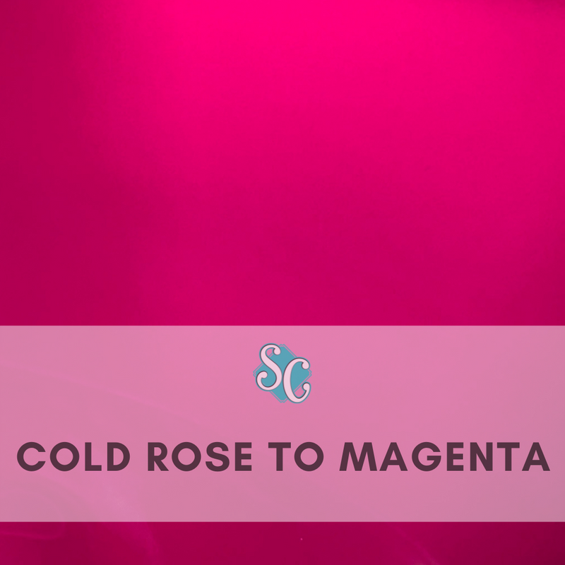 Cold Rose to Magenta (Pie Cuadrado 12"x12")