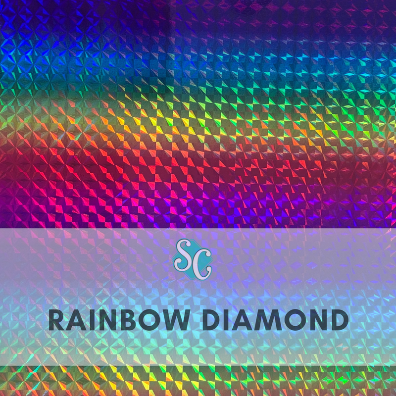 Rainbow Diamonds / Pie Cuadrado (12"x12")